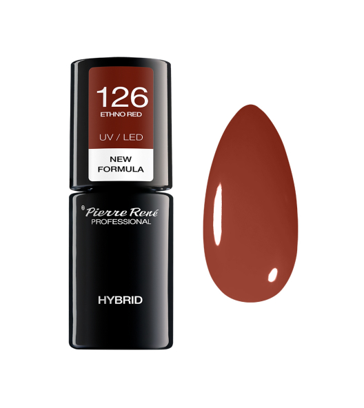 Hybrid Coloured Polish 126 ETHNO RED