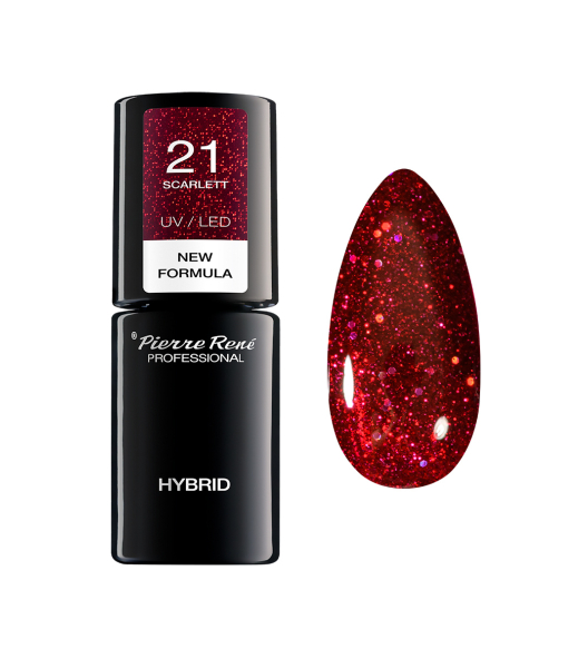 Hybrid Coloured Polish 21 SCARLETT