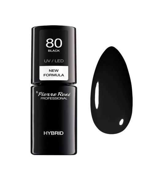 Hybrid Coloured Polish 80 BLACK