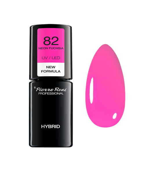 Hybrid Coloured Polish 82 NEON FUCHSIA