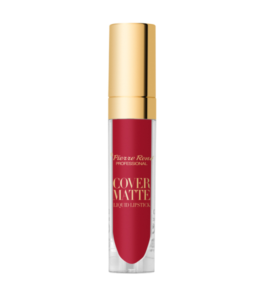 Płynna Matowa pomadka do ust - COVER MATTE LIQUID LIPSTIC nr 01 true red   zdjęcie nr 2