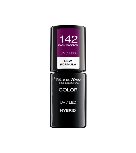 Hybrid Coloured Polish 142 DARK MAGENTA